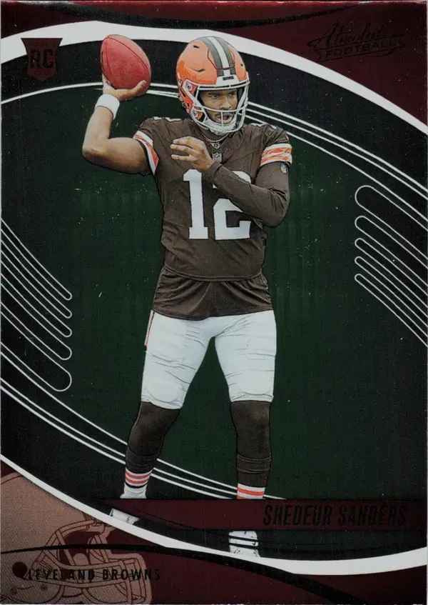 Shedeur Sanders 2025 Panini Absolute