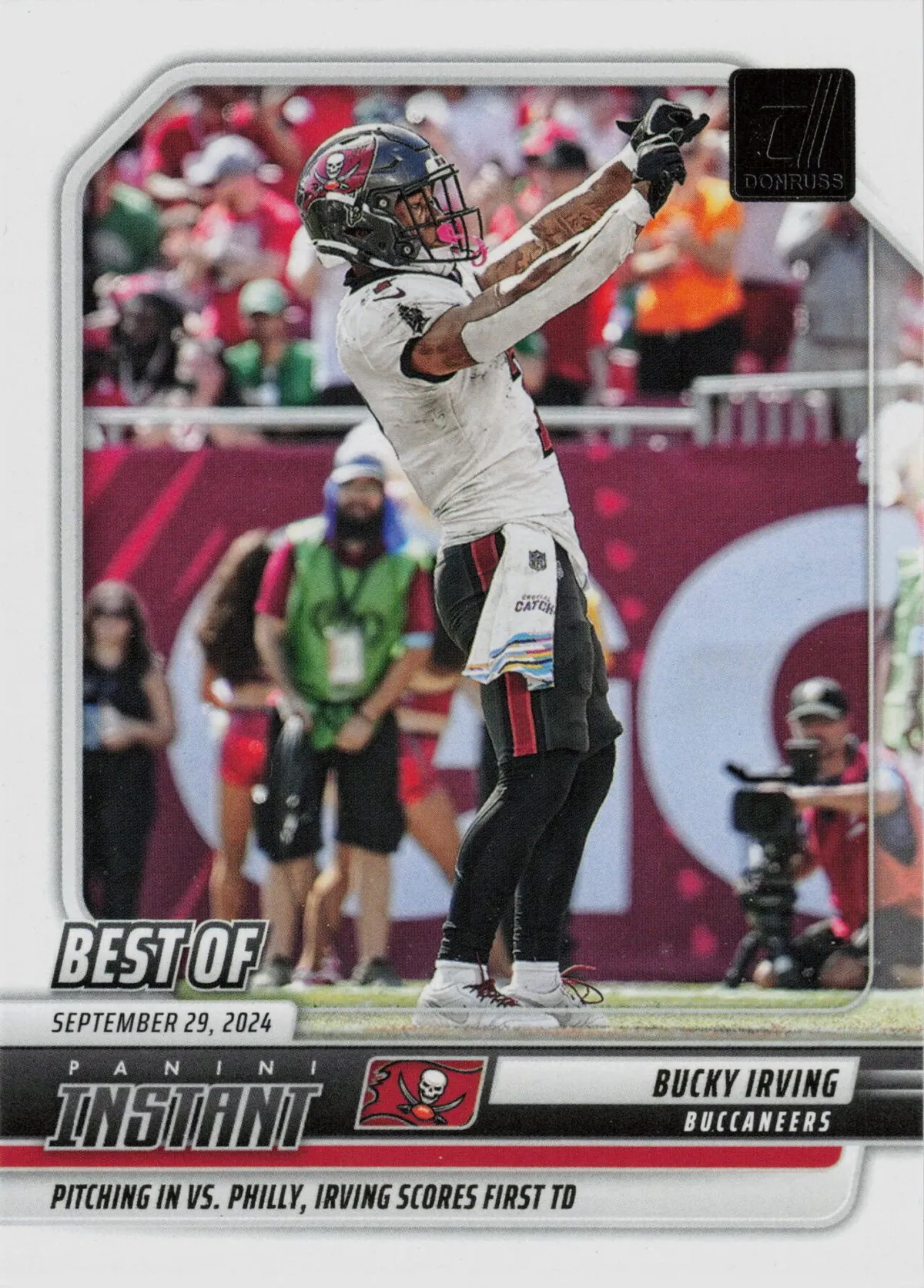 Bucky Irving 2025 Panini Best Of Instant