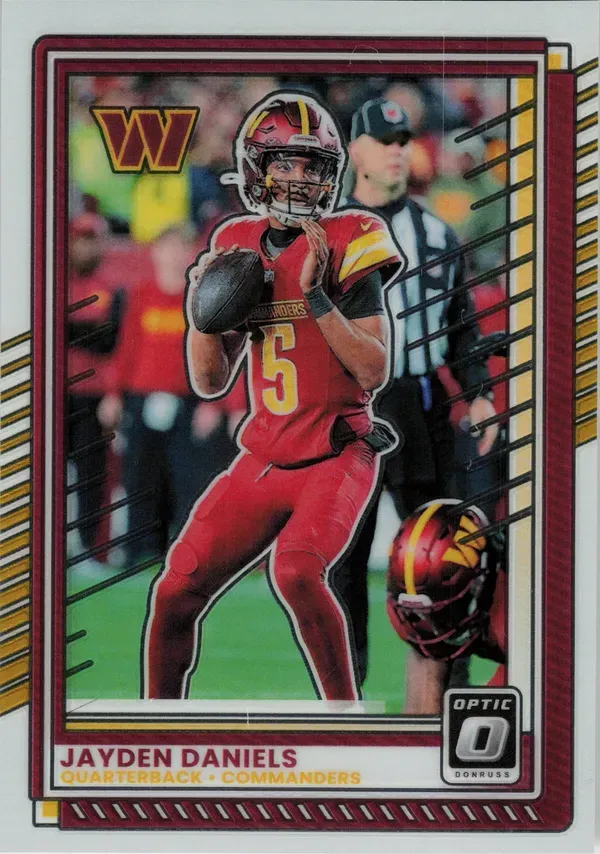 Jayden Daniels 2025 Panini Donruss Optic