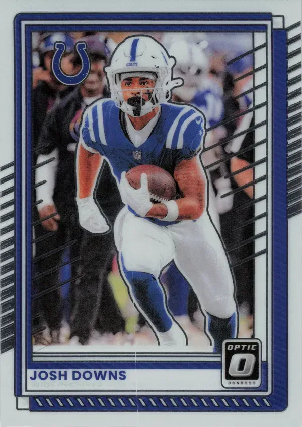 Josh Downs 2025 Panini Donruss Optic