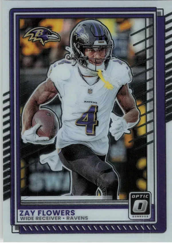 Zay Flowers 2025 Panini Donruss Optic