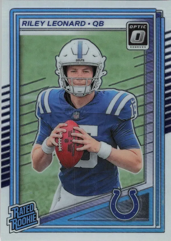 Riley Leonard 2025 Panini Donruss Optic