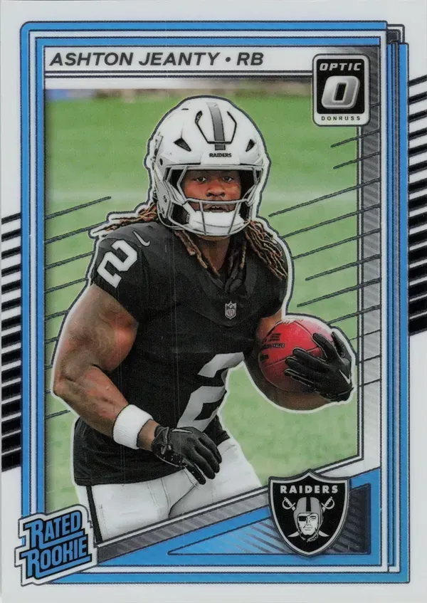 Ashton Jeanty 2025 Panini Donruss Optic