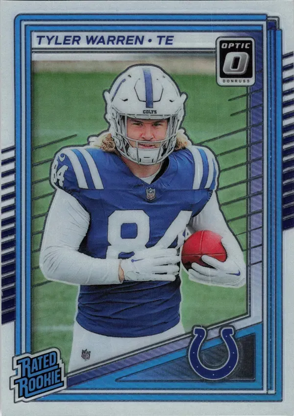 Tyler Warren 2025 Panini Donruss Optic