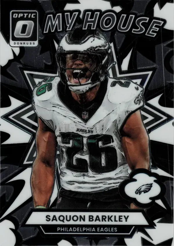 Saquon Barkley 2025 Panini Donruss Optic