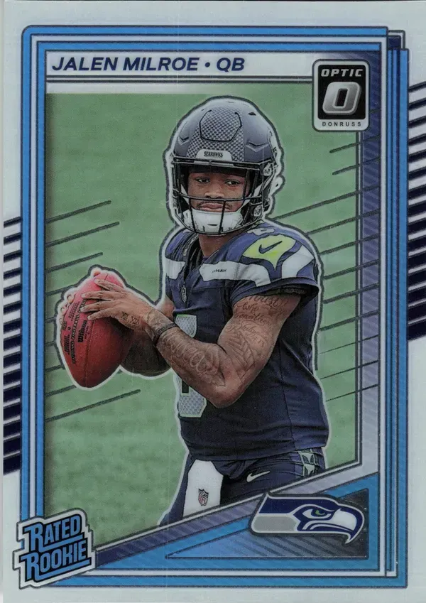 Jalen Milroe 2025 Panini Donruss Optic