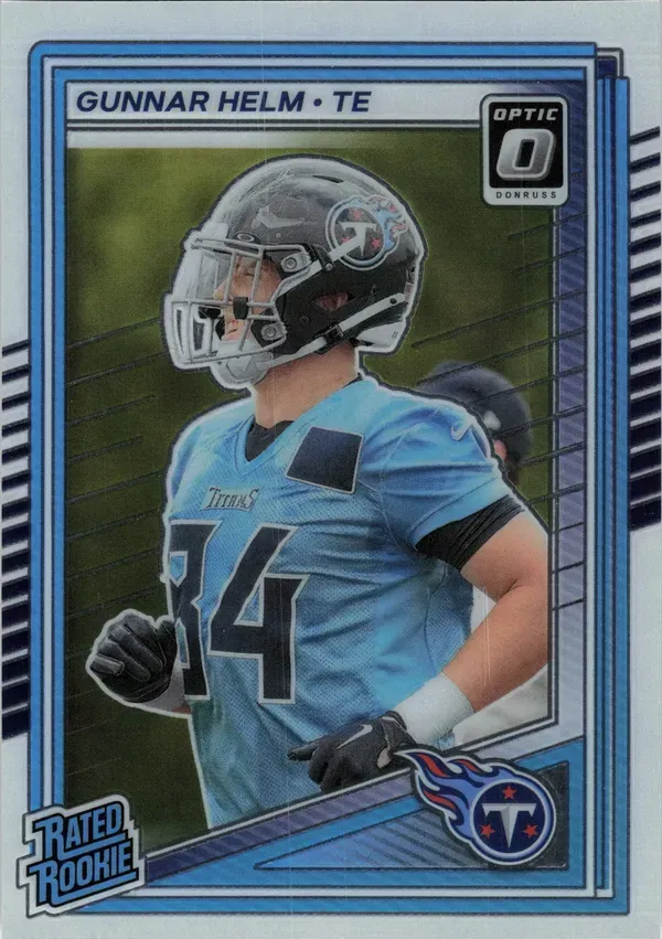 Gunnar Helm 2025 Panini Donruss Optic