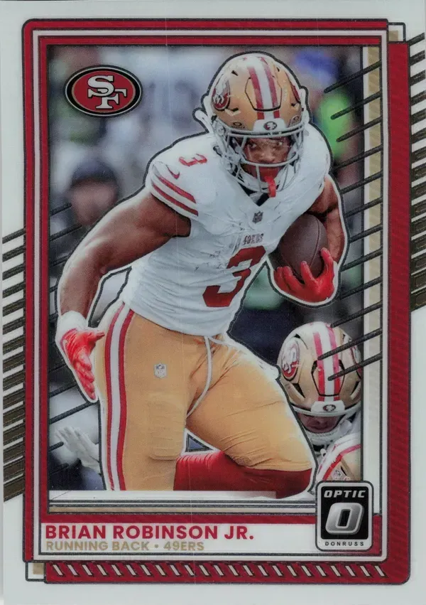 Brian Robinson Jr. 2025 Panini Donruss Optic