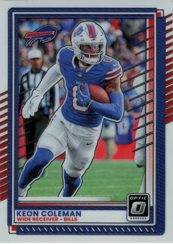 Keon Coleman 2025 Panini Donruss Optic