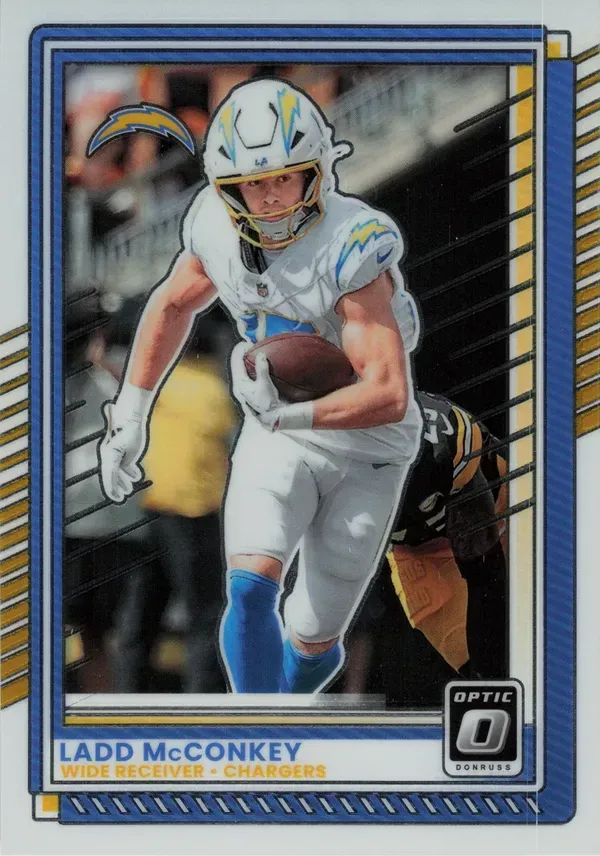 Ladd McConkey 2025 Panini Donruss Optic