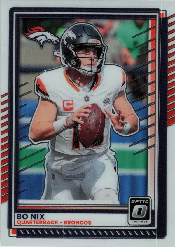 Bo Nix 2025 Panini Donruss Optic