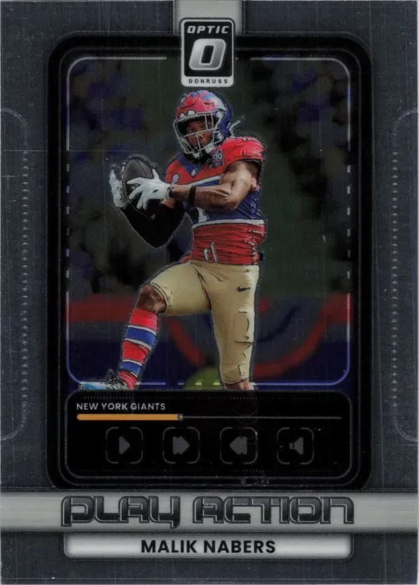 Malik Nabers 2025 Panini Donruss Optic