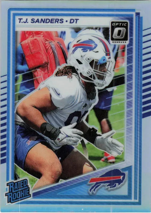 T.J. Sanders 2025 Panini Donruss Optic