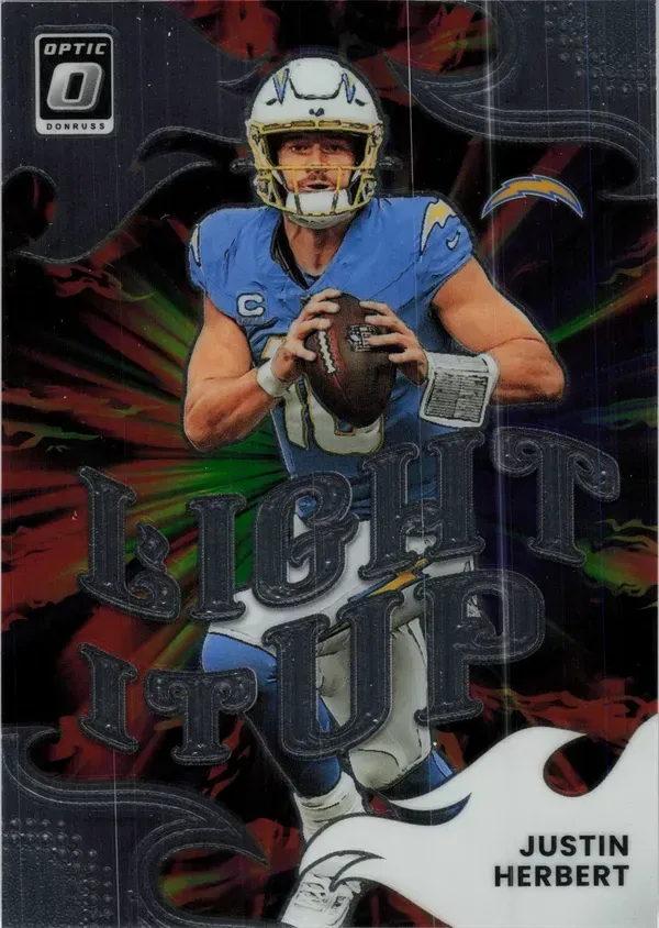 Justin Herbert 2025 Panini Donruss Optic