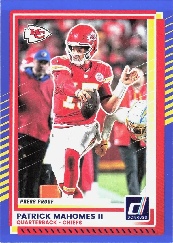 Patrick Mahomes II 2025 Panini Donruss Optic