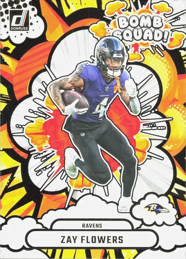 Zay Flowers 2025 Panini Donruss Optic