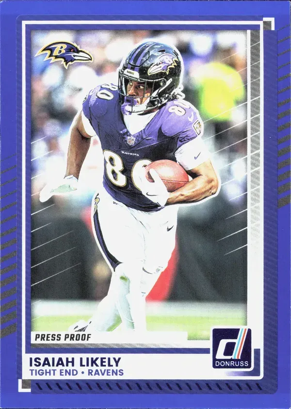 Isaiah Likely card