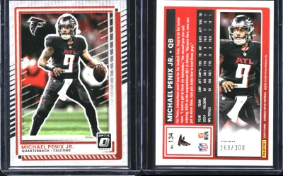 Michael Penix Jr. 2025 Panini Donruss Optic