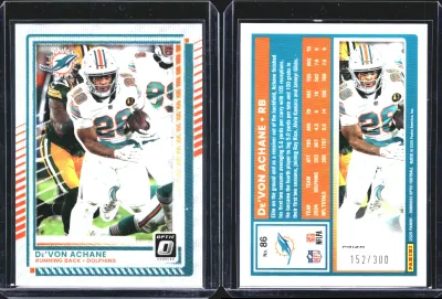 De'Von Achane card