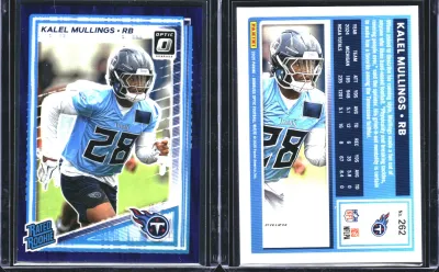 Kalel Mullings — 2025 Panini Donruss Optic Neon Blue