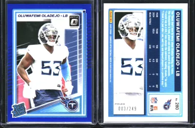 Oluwafemi Oladejo — 2025 Panini Donruss Optic Blue