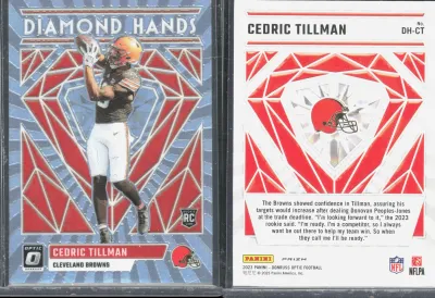 Cedric Tillman 2023 Panini Donruss Optic