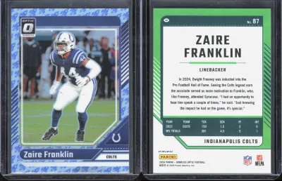 Zaire Franklin card