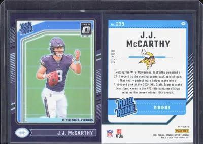 J.J. McCarthy card