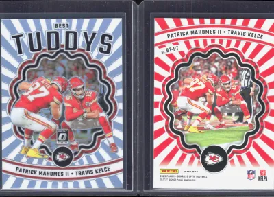 Patrick Mahomes II / Travis Kelce card