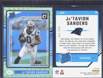 Ja'Tavion Sanders card