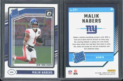 Malik Nabers 2024 Panini Donruss Optic
