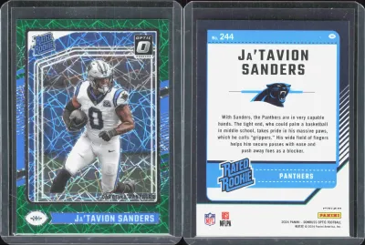 Ja'Tavion Sanders 2024 Panini Donruss Optic