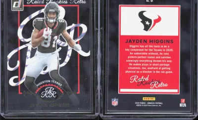 Jayden Higgins 2025 Panini Donruss