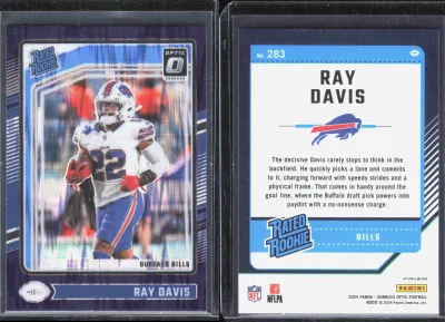 Ray Davis — 2024 Panini Donruss Optic Purple Shock