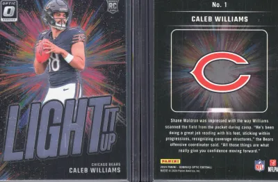 Caleb Williams 2024 Panini Donruss Optic