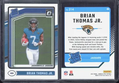 Brian Thomas Jr. 2024 Panini Donruss Optic