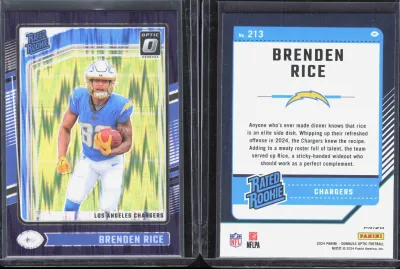 Brenden Rice — 2024 Panini Donruss Optic Purple Shock
