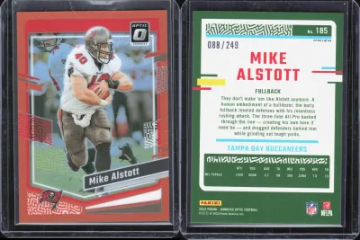 Mike Alstott — 2023 Panini Donruss Optic Orange