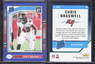 Chris Braswell — 2024 Panini Donruss Optic Blue Glitter