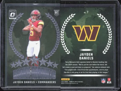 Jayden Daniels 2024 Panini Donruss Optic