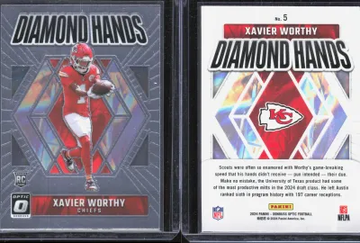 Xavier Worthy 2024 Panini Donruss Optic