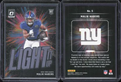 Malik Nabers 2024 Panini Donruss Optic