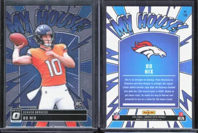 Bo Nix 2024 Panini Donruss Optic
