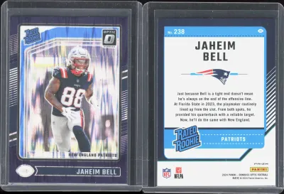 Jaheim Bell — 2024 Panini Donruss Optic Purple Shock