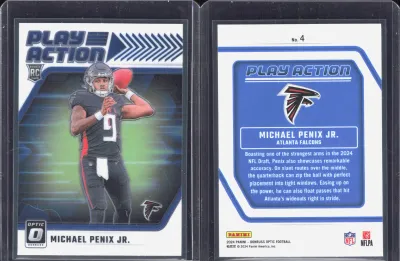 Michael Penix Jr. 2024 Panini Donruss Optic