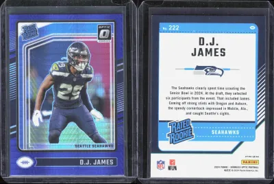 D.J. James card