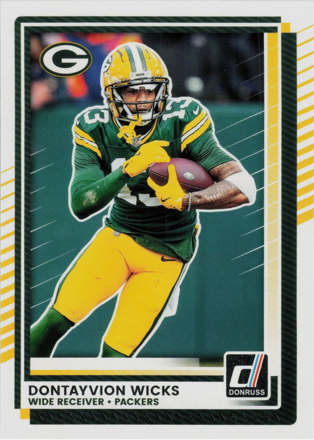 Dontayvion Wicks 2025 Panini Donruss