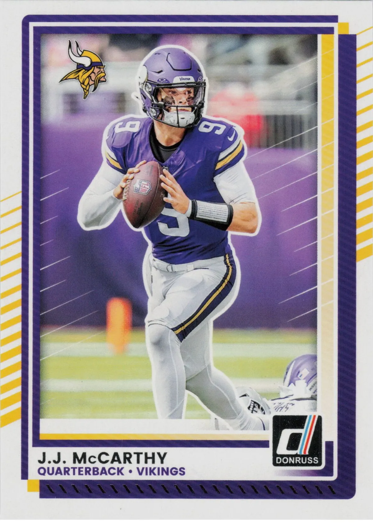 J J Mccarthy 2025 Panini Donruss