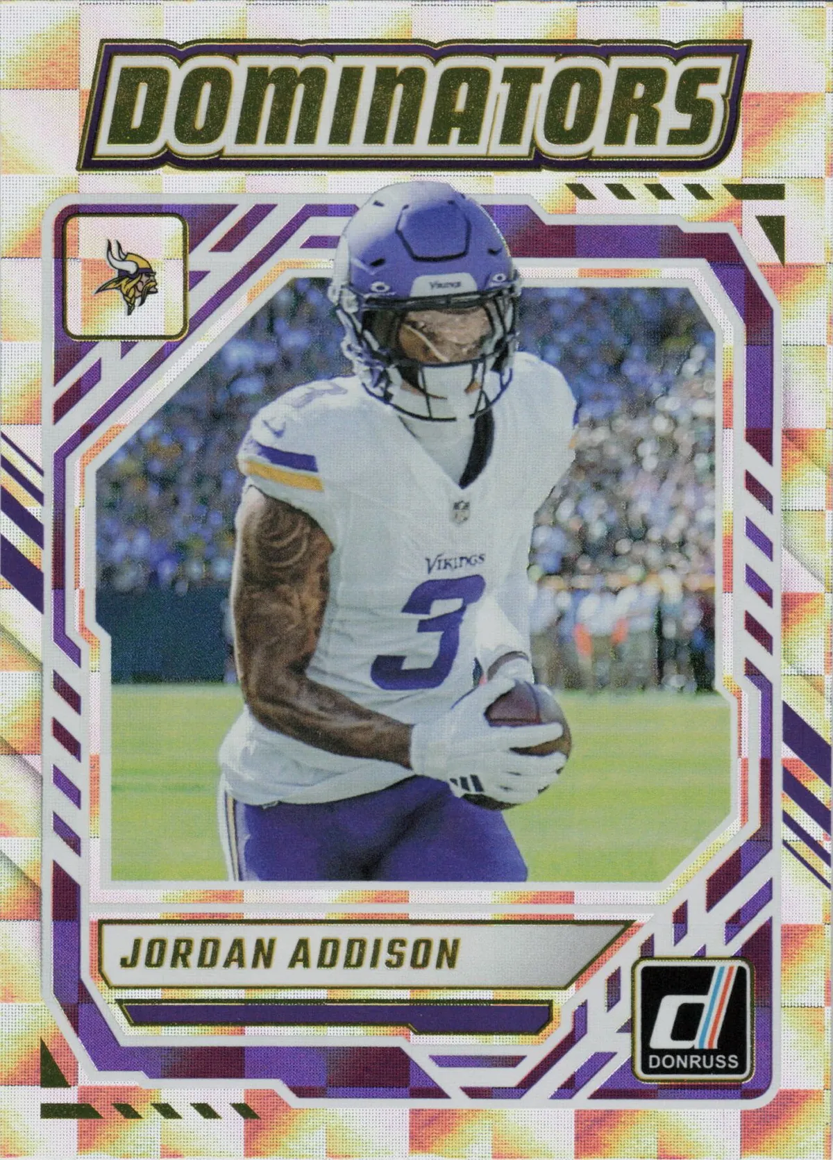 Jordan Addison 2025 Panini Donruss