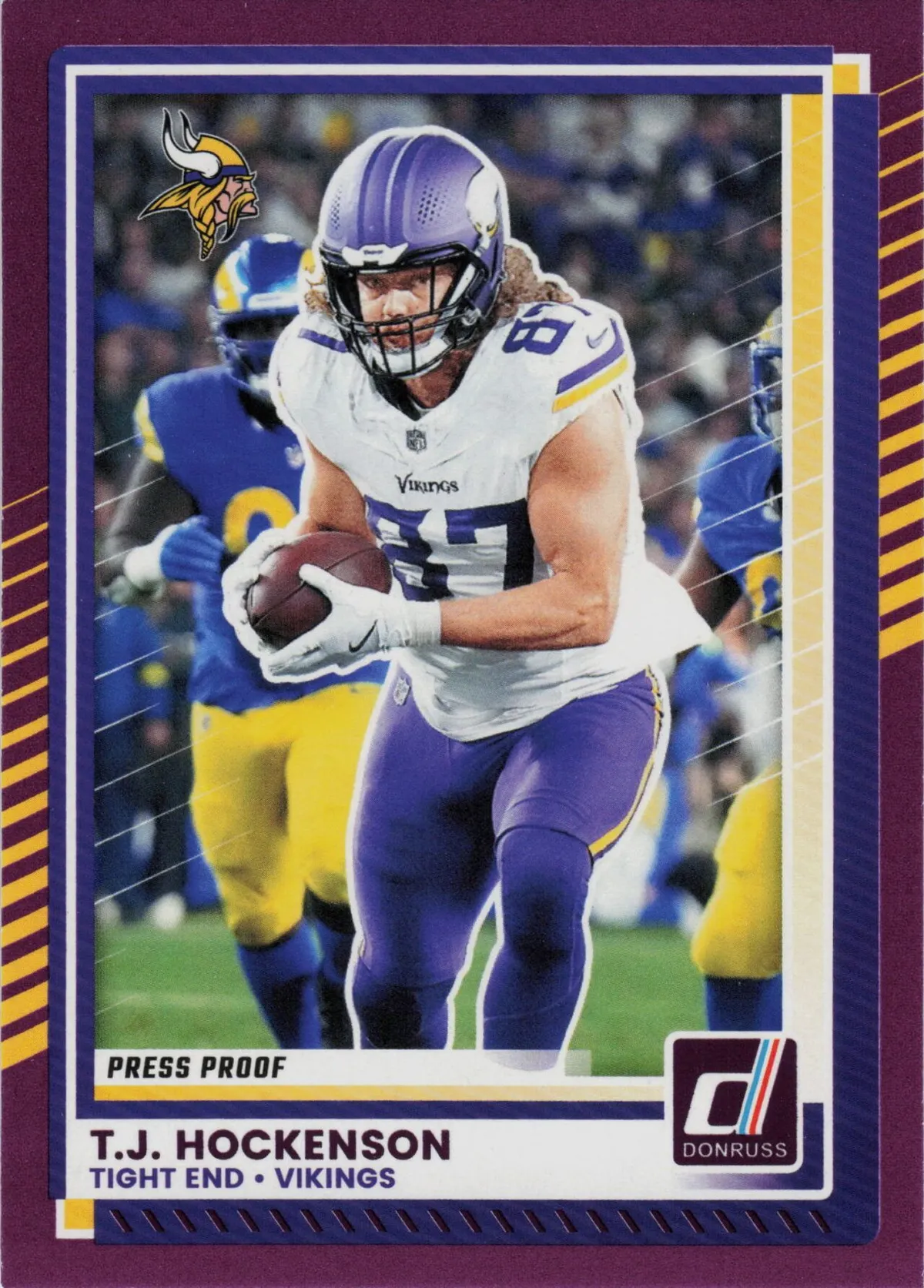 T J Hockenson card